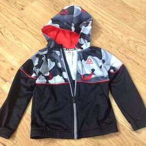 Reebok Sz 4T Red, Black & White Toddlers Jacket